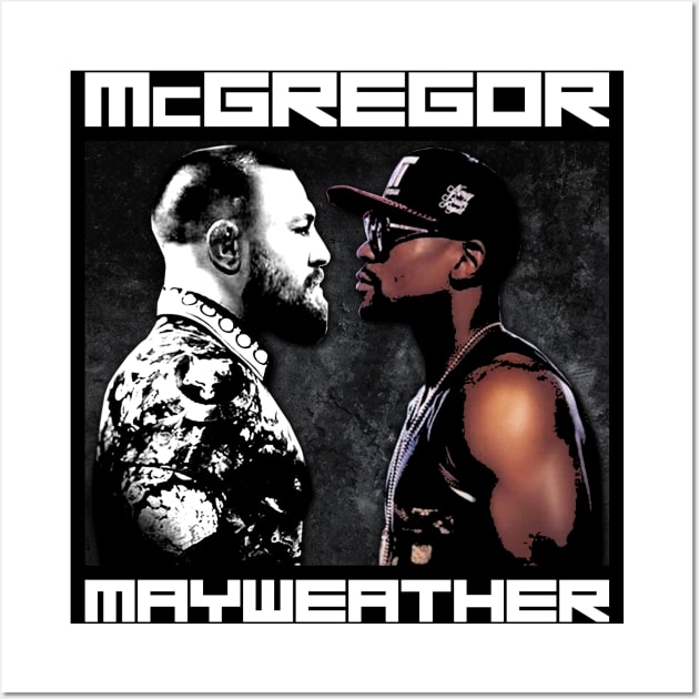 McGregor vs Mayweather - Mayweather Fan Wall Art by KrazedKreations